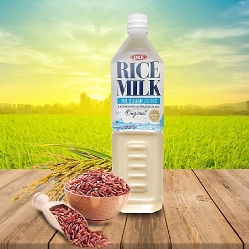 hot sale gạo okf hàn quốc 1.5l (rice milk okf) ít ngọt thơm ngon 1