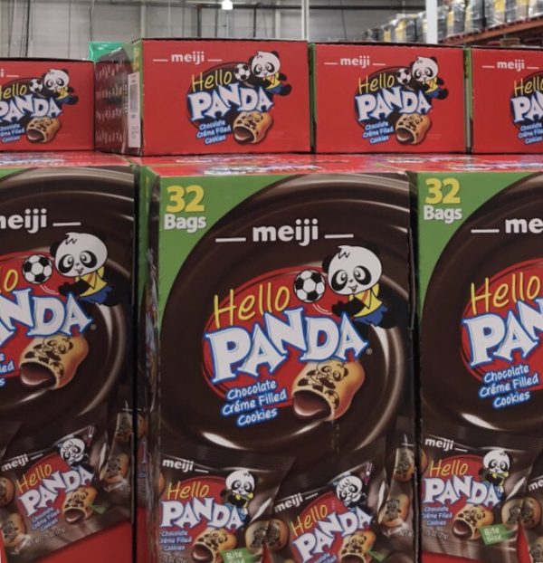 [CHUẨN] BÁNH GẤU NHÂN KEM CHOCOLATE MEIJI HELLO PANDA NHẬP MỸ (32 GÓI)