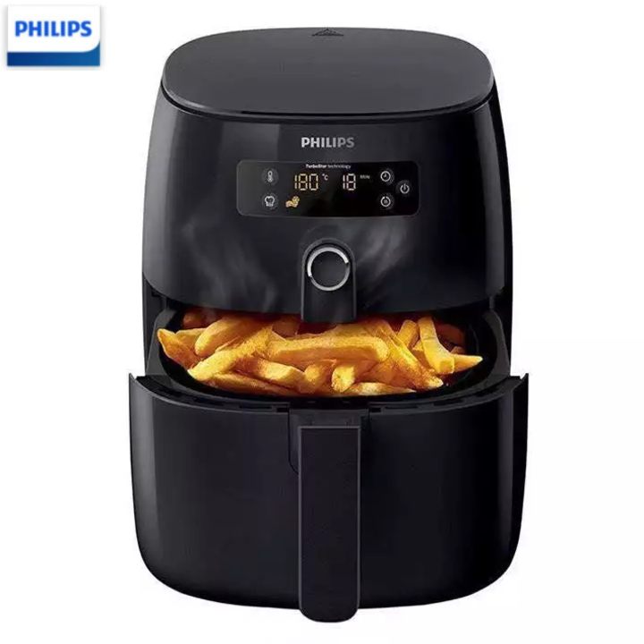 Nồi chiên không dầu điện tử nhãn hiệu Philips HD9741 - Công nghệ chiên tuần hoàn TurboStar tiên tiến chất liệu an toàn bảo vệ sức khỏe