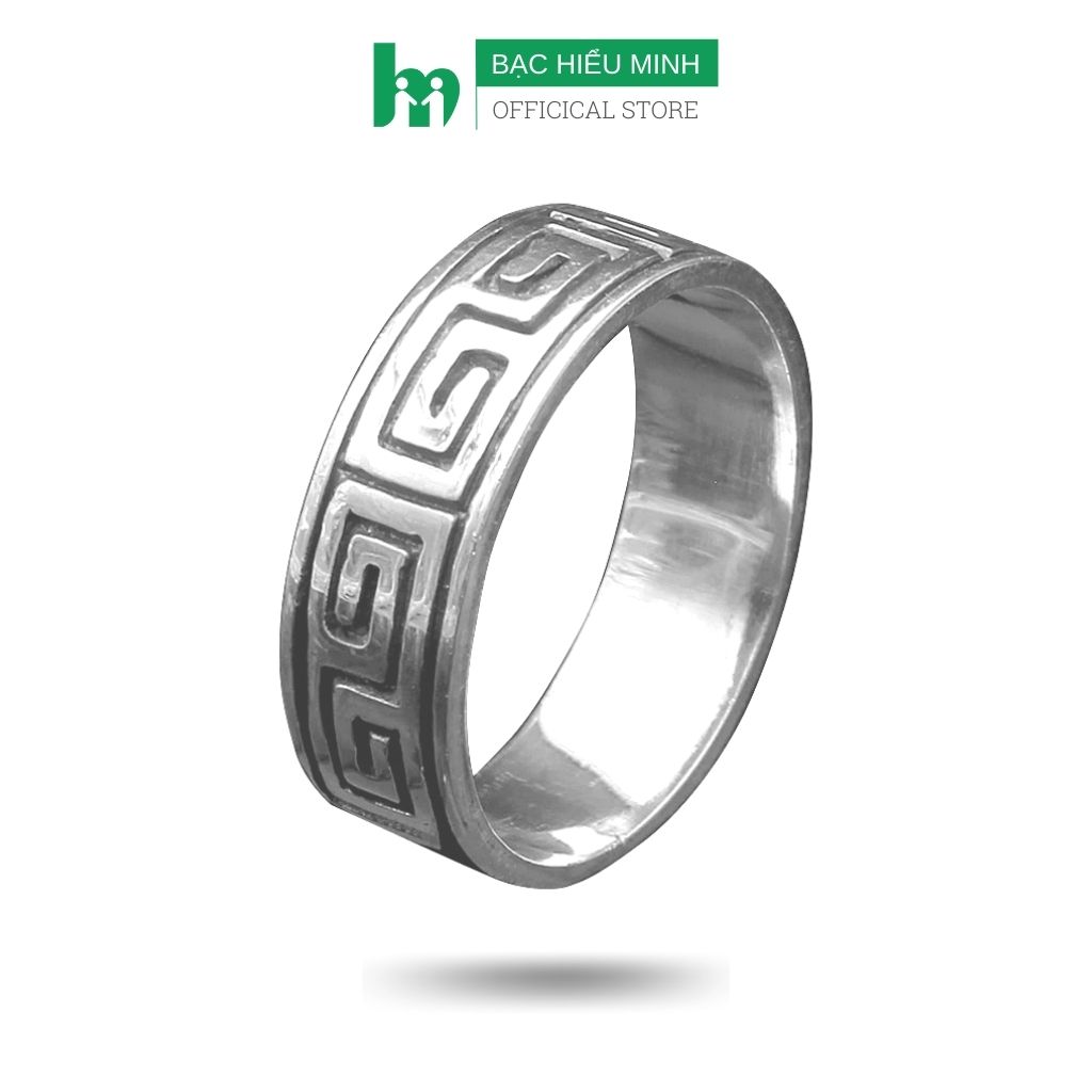 Nhẫn nam bạc hiểu minh bạc ta na525