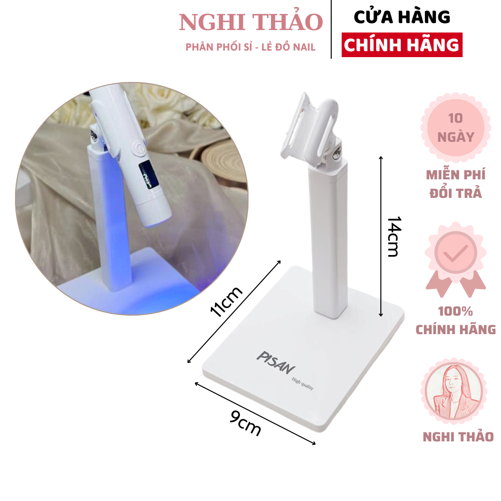 Chân đế kẹp đèn hơ móng mini PISAN