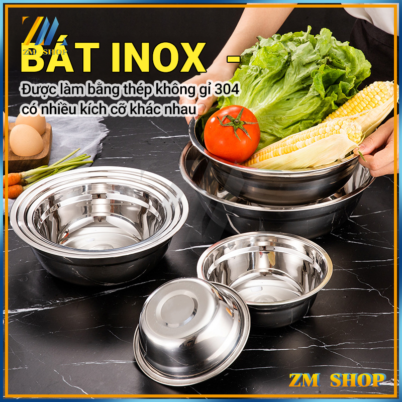 Bát inox 304 chơn cách nhiệt đủ kích cỡ,Tô inox xoắn cao cấp không gỉ,Bát inox cao cấp đủ size,Bát inox bền đẹp