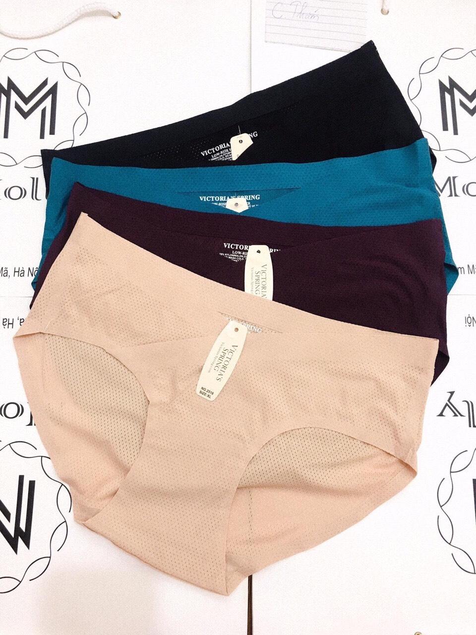 Combo 5 Quần Lót Su Cạp Chéo Thông Hơi Cho Mẹ Bầu giao m àu ng ẫu nhi ên Size: (Từ 55-85kg)