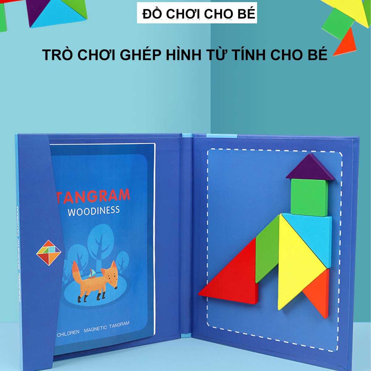 Đồ chơi phát triển trí tuệ cho bé, bộ xếp hình kích thích trí não giúp bé thông minh