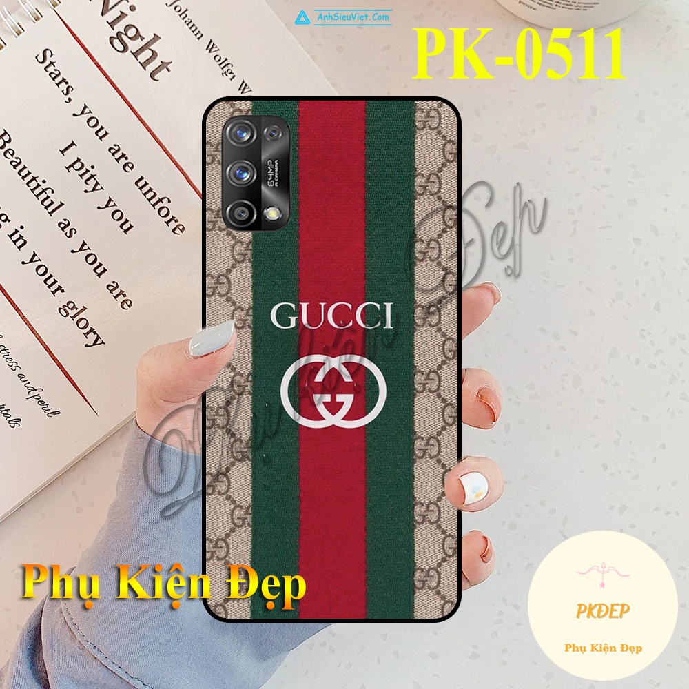 Ốp lưng Realme 7 Pro - Ốp dẻo đen in hình Họa tiết Gu Chị siêu sang