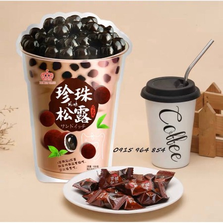 [HCM]COMBO SIÊU HOT Miến Chua Cay Trùng Khánh Chính Hiệu + Trà Sữa Trân Châu Túi Lọc The Alley + Kẹo Trà Sữa Trân Châu 120g - Combo Đồ Ăn Vặt Nội Địa Trung Quốc - Ruvask