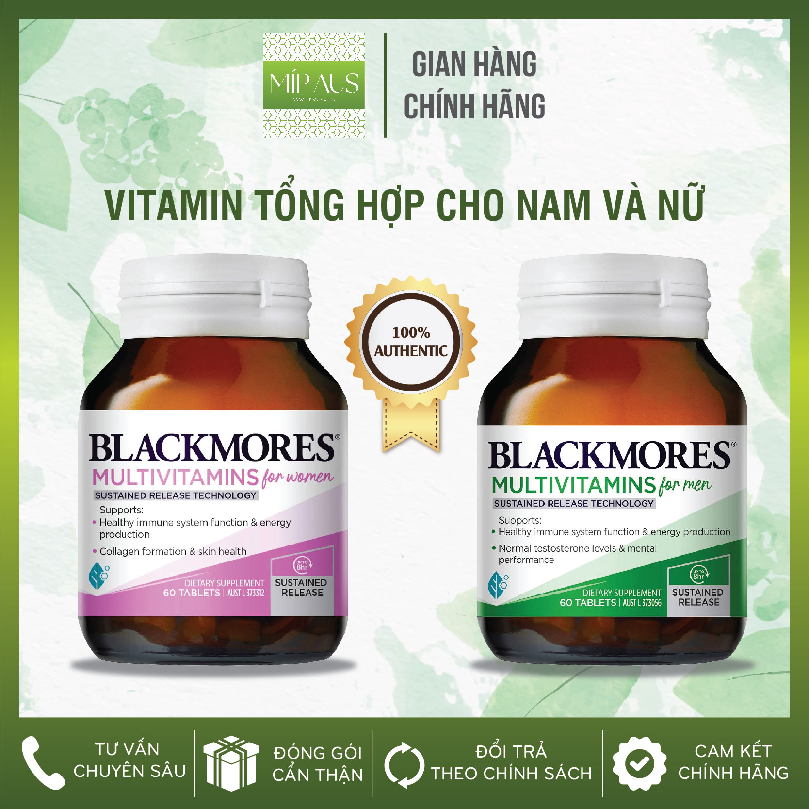 Vitamin Tổng Hợp Dành Cho Nam Và Nữ - Blackmores Multivitamin For Men