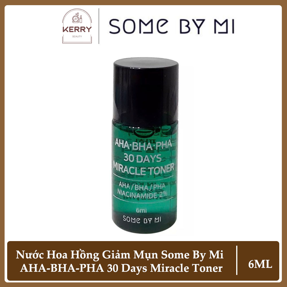 Nước hoa hồng some by mi aha-bha-pha cho da mụn miracle toner aha-bha-pha 30 days