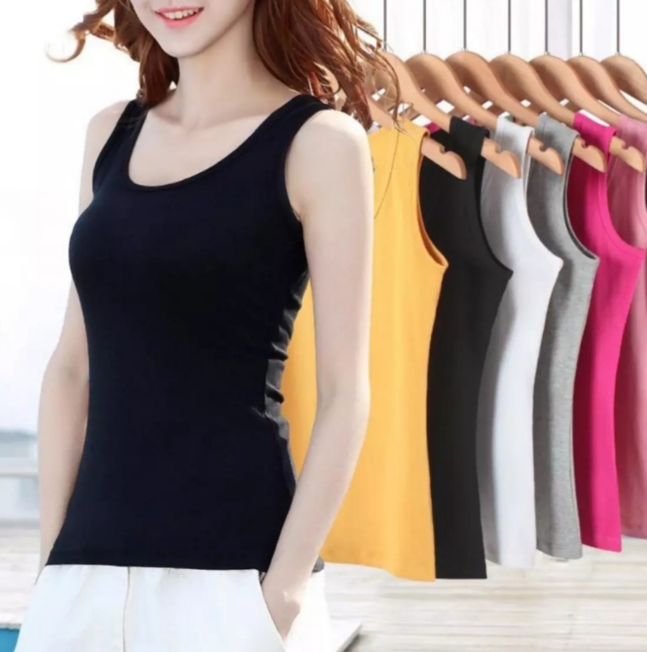 Áo sát nách , ba lo vải thun co giãn 4 chiều (  CÓ SIZE ĐẠI 68KG) - ÁO THUN THỂ THAO NỮ