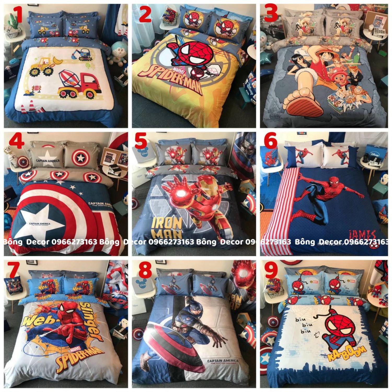 Bộ chăn ga gối cotton 100% cotton disney cao cấp cho bé
