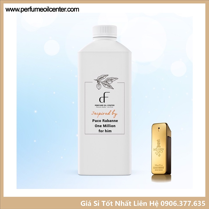 Tinh Dầu Nước Hoa Paco Rabanne One Million for him - 500ml Hương Thơm tinh tế
