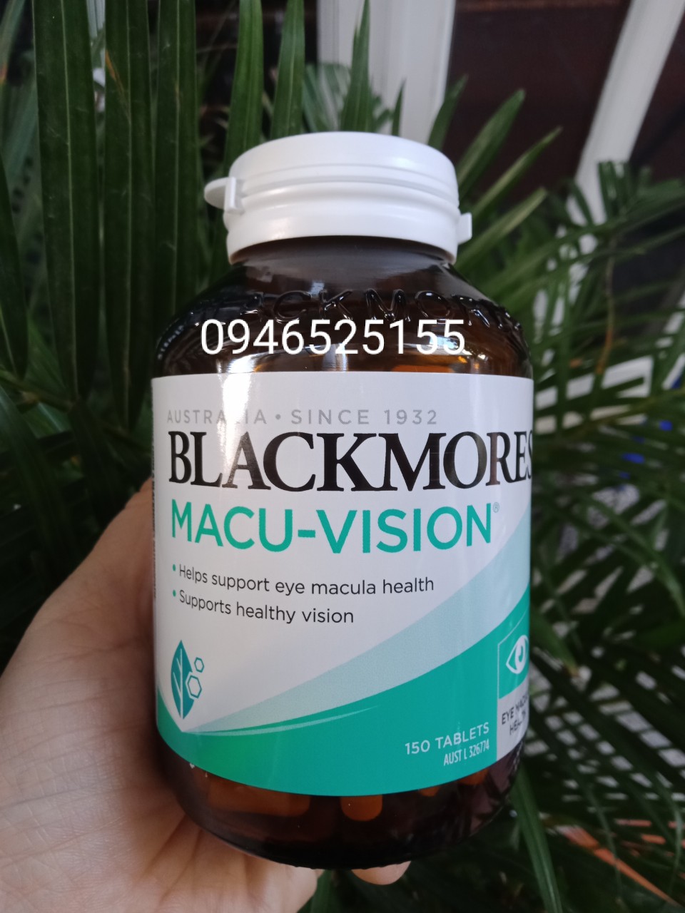 Bổ Mắt Blackmores Macu Vision 150 viên của Úc