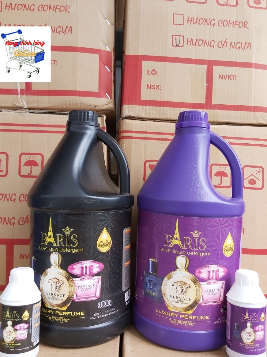 Nước giặt xả 5IN1 Paris 3.6L Hương Hoa Cao Cấp