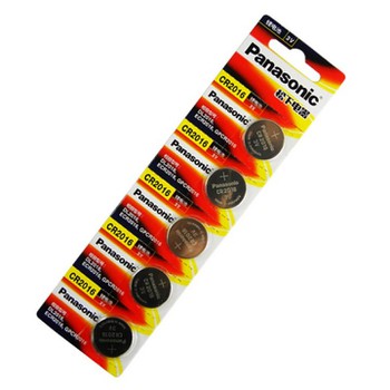 Pin CR2016 PANASONICE Lithium 3V (vỉ 5 viên)-Pin cúc áo dùng cho chìa khóa xe, chìa khóa cửa cuốn, đồng hồ, bút laser, thiết bị thể dục, thiết bị y tế, máy đo độ căng,..