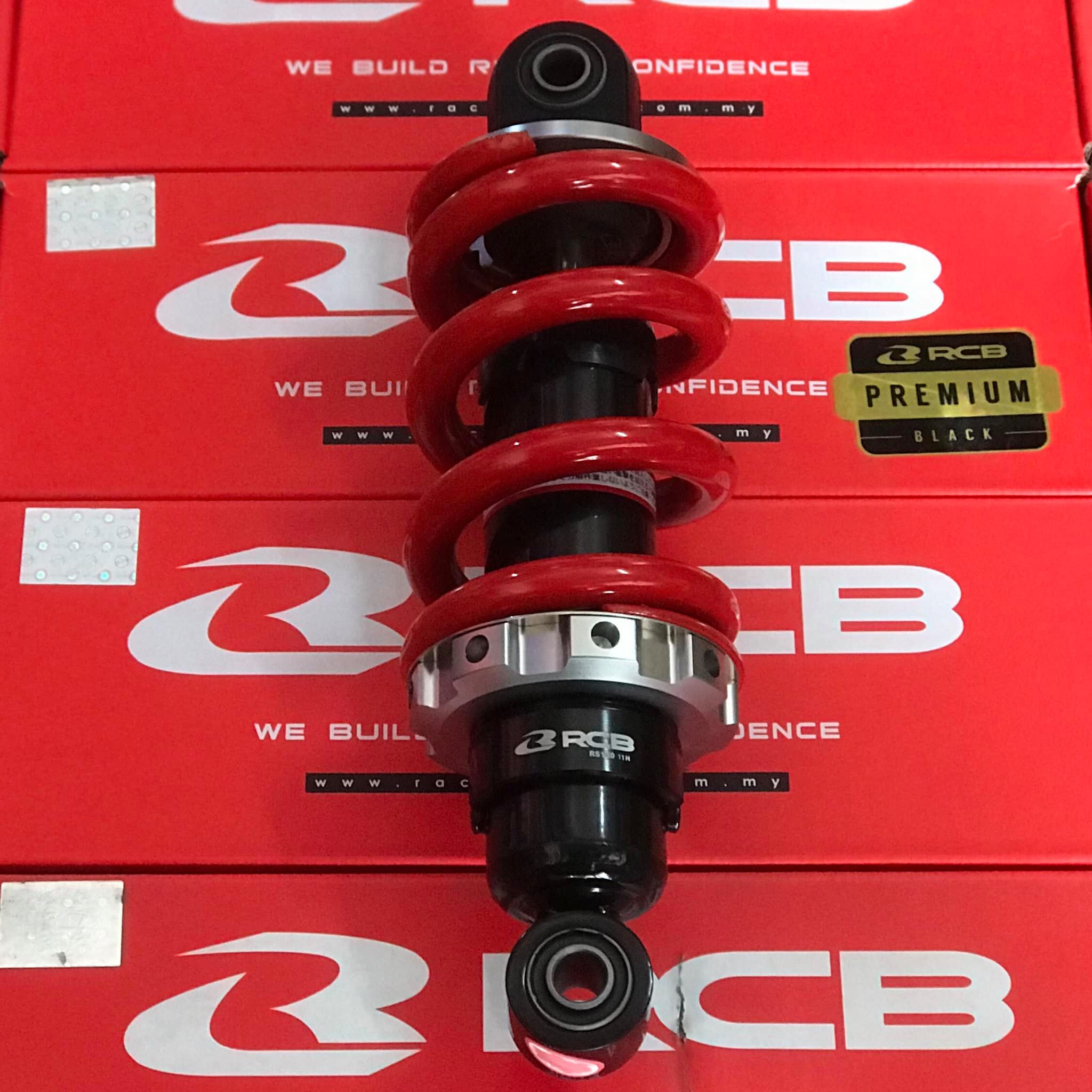 Phuộc sau rcb m2 gắn winner, winner x đỏ