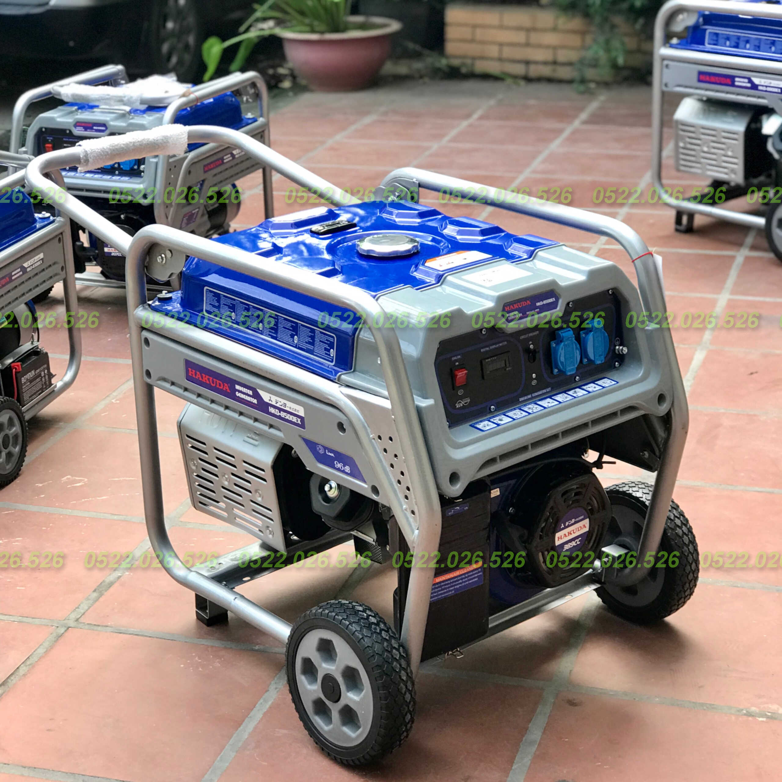Máy Phát Điện Chạy Xăng 5kw Hakuda HKD 8500EX