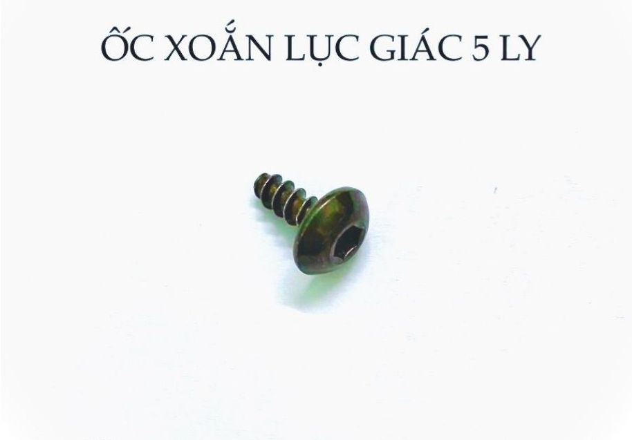 Ốc dàn áo Exciter / ốc xoắn 5 li dài 16mm lục giác