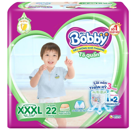 Tã quần Bobby XXXL 22