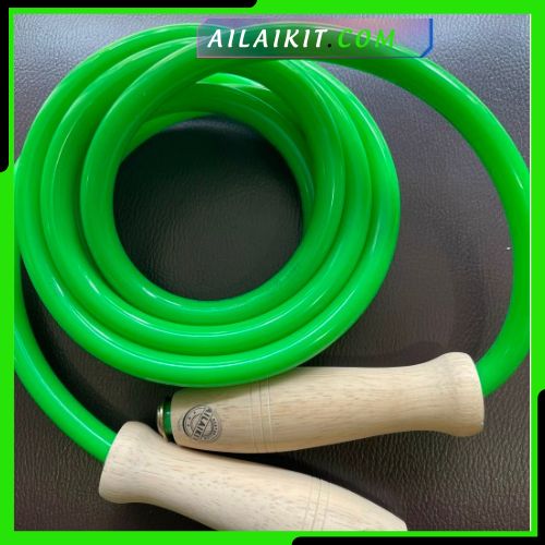 {Dây nhảy Thể Lực}  , Dây Nhảy cán gỗ 2m8, 3m dây nhảy nặng Tăng lực chân và giảm cân Vovinam Muay, Boxing, Kick Boxing Ailaikit