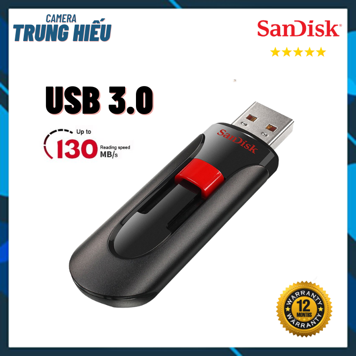 Usb 3.0 16gb sandisk cz600 cruzer glide - tốc độ cao