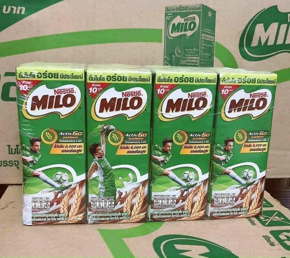 Lốc 8 hộp sữa milo Thái 170ml