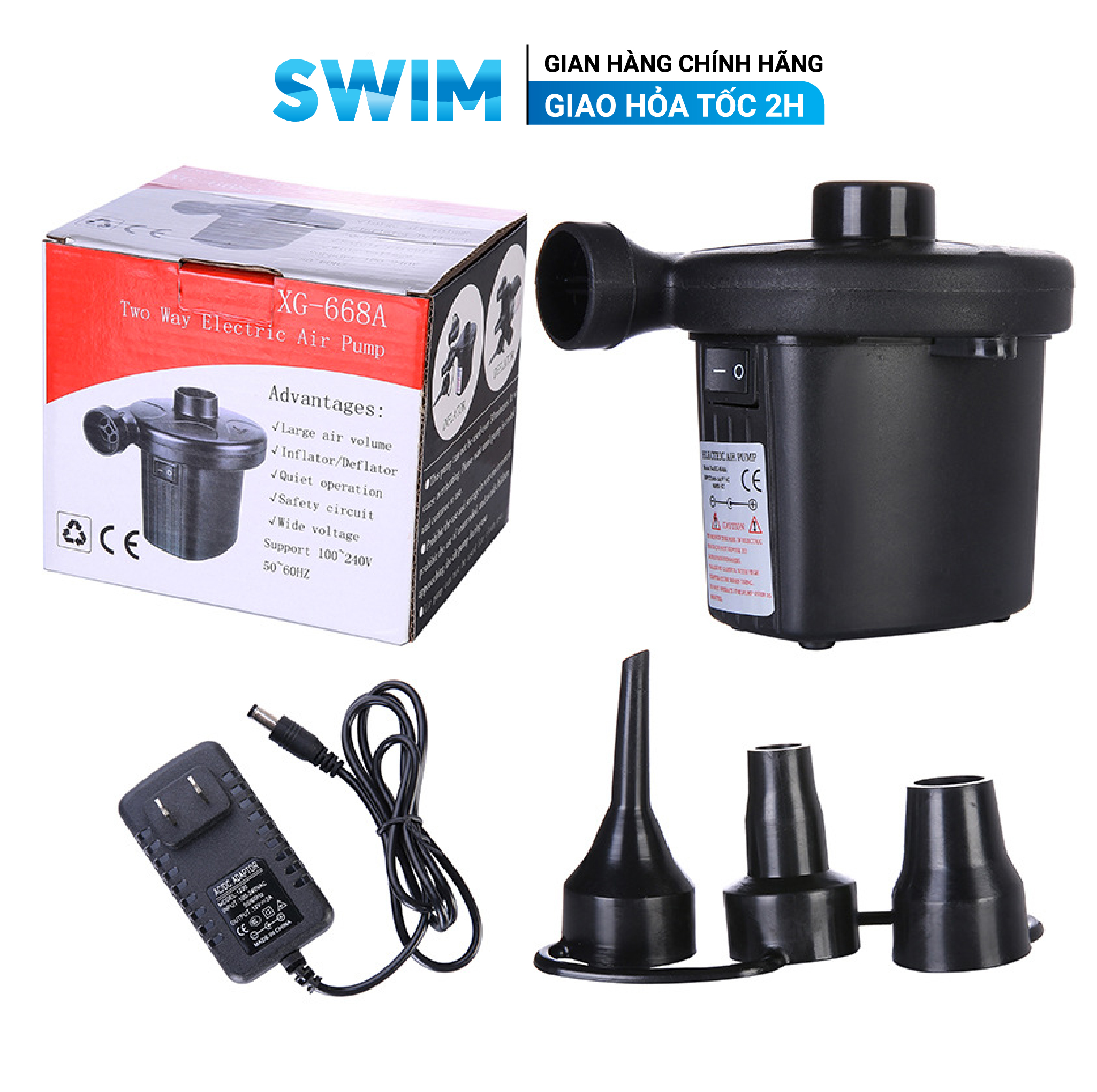 Máy bơm hơi điện máy bơm phao điện bơi bơm điện