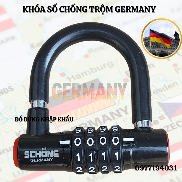 Khóa số chống trộm cao cấp schone hàng nhập bãi germany
