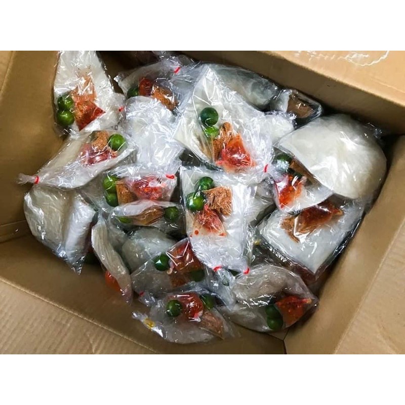 COMBO 30 BỊCH BÁNH TRÁNG ỚT TẮC SIÊU CAY - BÁNH RÌA DẺO