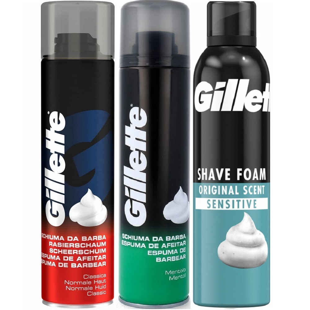 Bọt cạo râu Gillette Foamy 300ml chính hãng