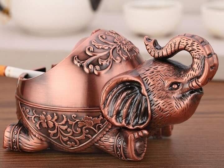 Gạt tàn voi chất liệu hợp kim đồng
