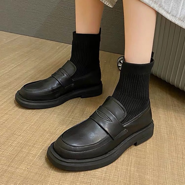 Giày bốt nữ cổ chun mới hàng đẹp