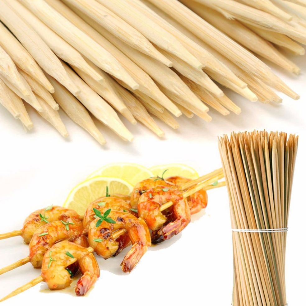 500g xiên tre xiên xúc xích thịt nướng hoa quả