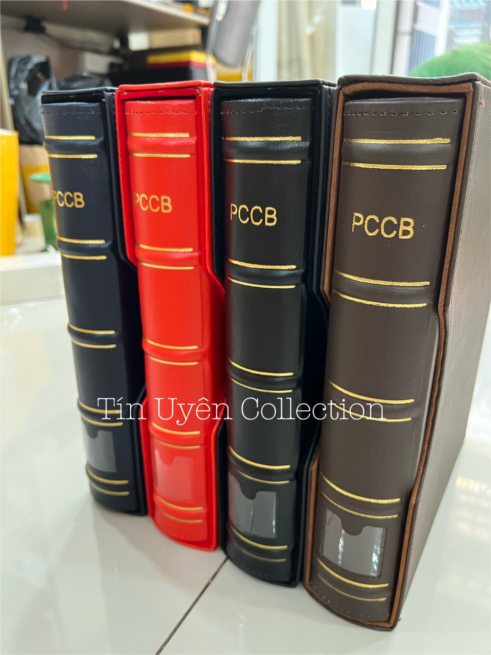 Album hộp cao cấp pccb đựng phơi tiền giấy, tem, xu