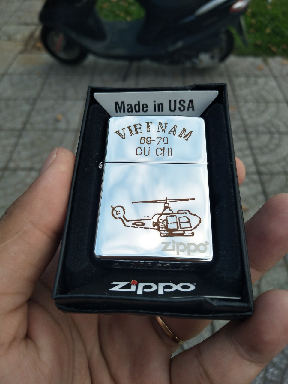 Zippo USA Chủ Đề Chiến Tranh Việt Nam, Việt Nam War - Củ Chi 69-70