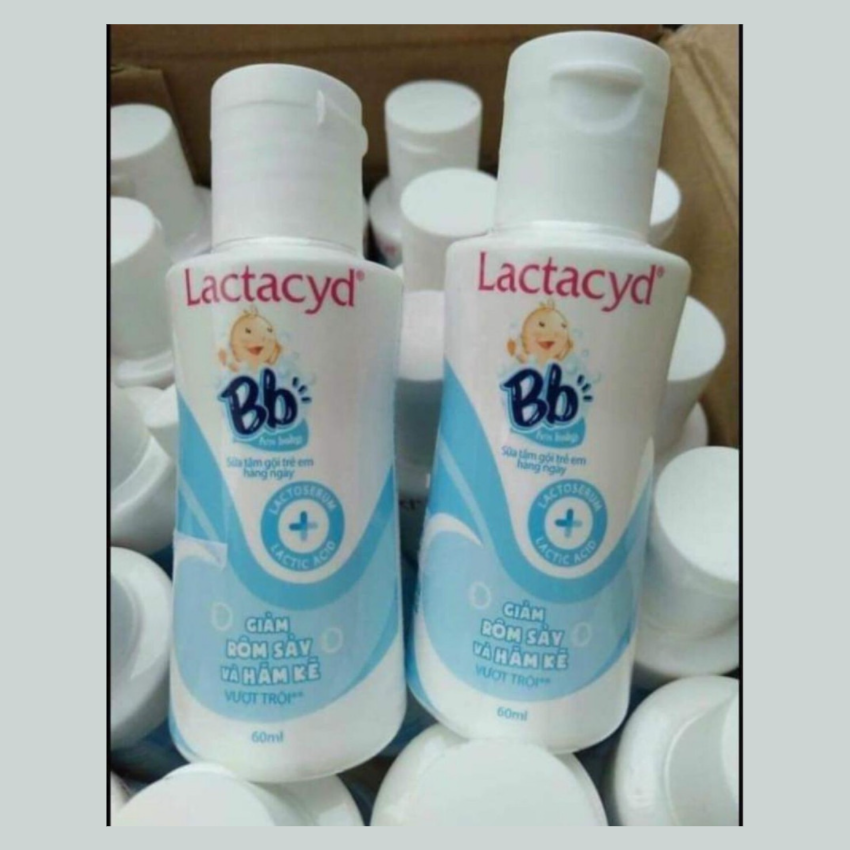 Sữa tắm gội cho trẻ em lactacyd bb chai 60ml