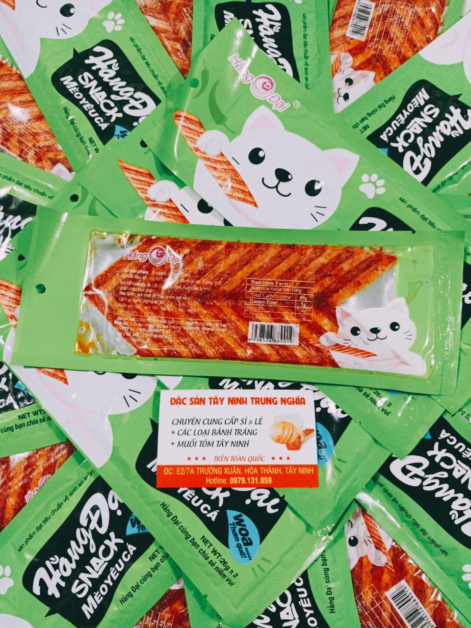 Bịch 30 gói snack mèo yêu cá - đồ ăn cay hot🔥 5.0