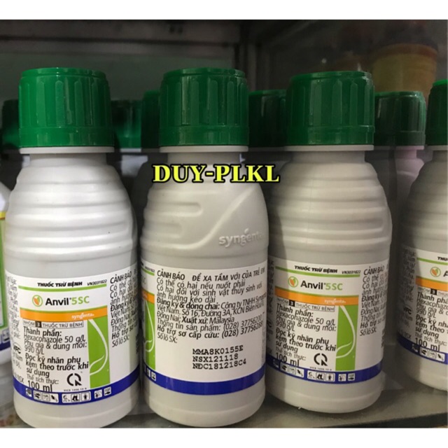 SP Tr ị Nấm Bệnh Cây Trồng Anvinl-Lọ 100Ml, gỉ sắt, đốm lá, trên cây trồng.