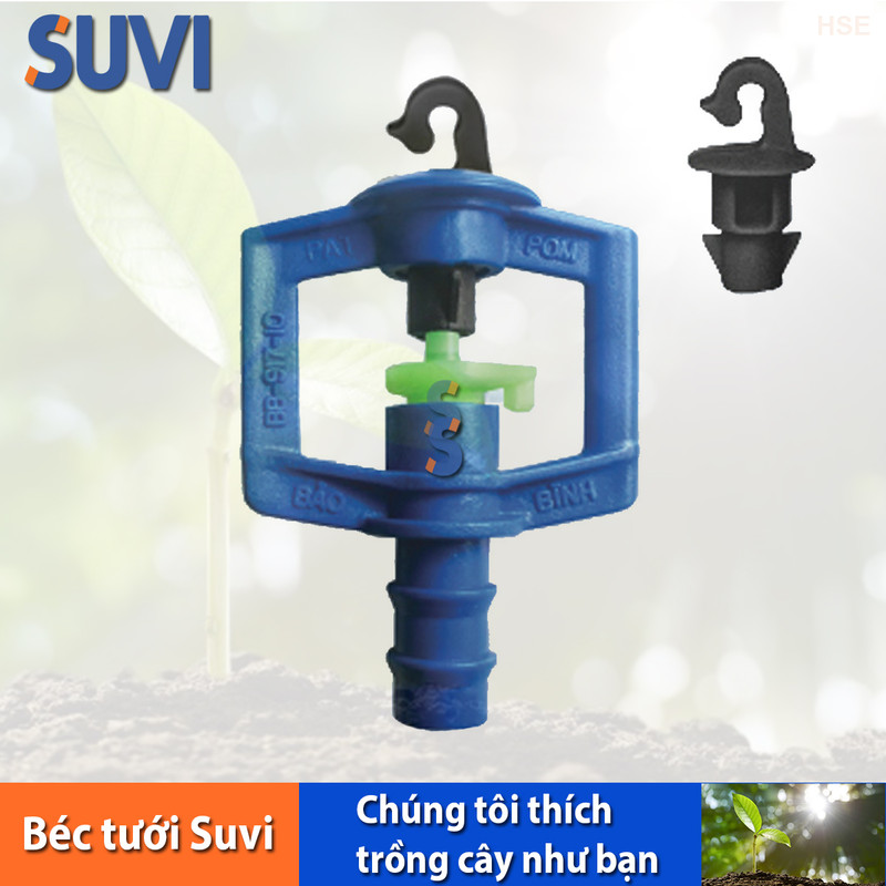 Béc nhỏ vuông không móc đuôi 10ly bb 917 đ10