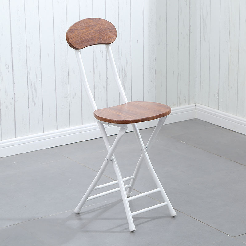 Ghế Gấp Gọn, Ghế Ngồi Gấp Gọn Ghế Tựa Lưng Ghế Gỗ Cà Phê Ghế Gấp Gọn Đa Năng Thiết Kế Vân Gỗ Sang Trọng Khung Sắt Sơn Tĩnh Điện Chắc Chắn