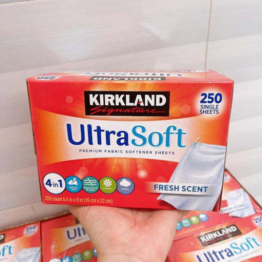 Combo 2 hộp Giấy Thơm Kirkland Fabric Softener 250 tờ - Hàng Mỹ