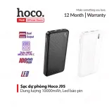 Pin sạc dự phòng Hoco J95 dung lượng 10000mAh bền nhẹ nhỏ gọn,có đèn LED báo sạc
