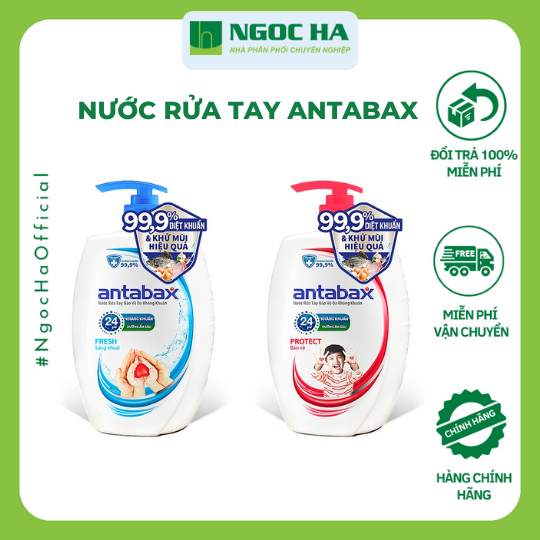 Nước rửa tay bảo vệ da kháng khuẩn Antabax 250ml