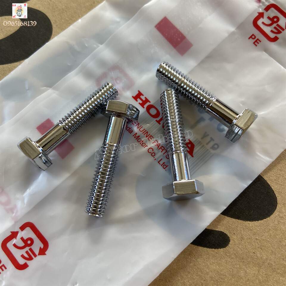 Bộ ốc 6 li dài 28mm, xi bóng