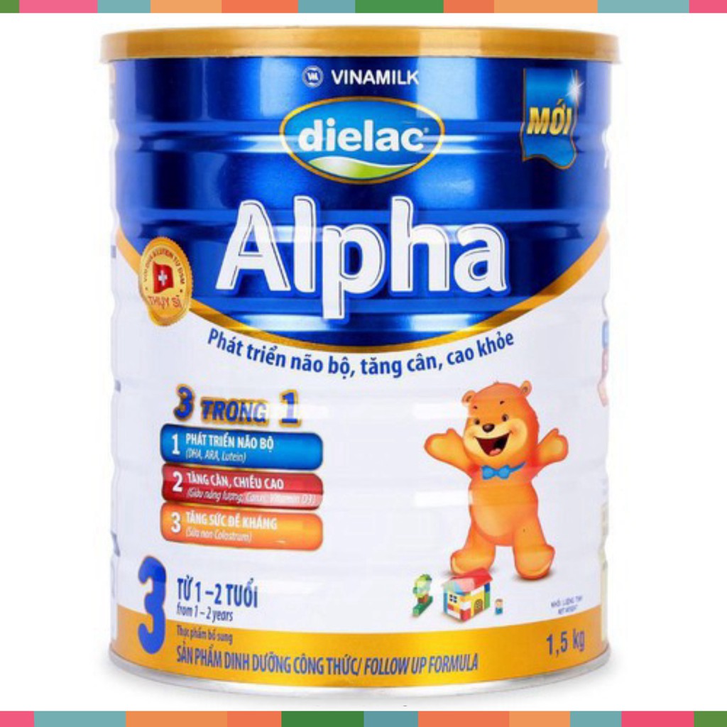 Sữa bột Vinamilk Dielac alpha Step 3 1.5kg