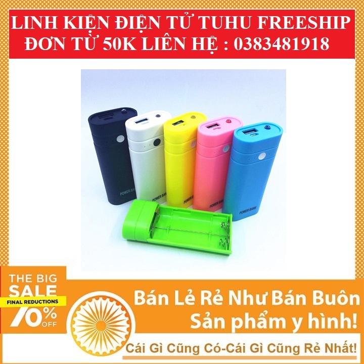 Box sạc dự phòng 2 cell 2a 5 cell hiển thị lcd 8 cell hiển thị lcd 18650 2 cổng ra