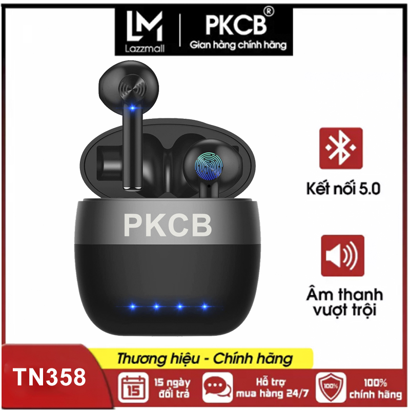 Tai nghe Bluetooth TWS BT5.0 chất lượng cao Sạc Type-C - Hàng Chính Hãng PKCB
