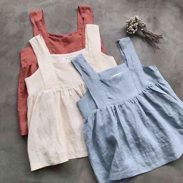 Áo 2 dây đũi nữ mùa hè siêu xinh 🦋 áo 2s nữ 3 màu so hot