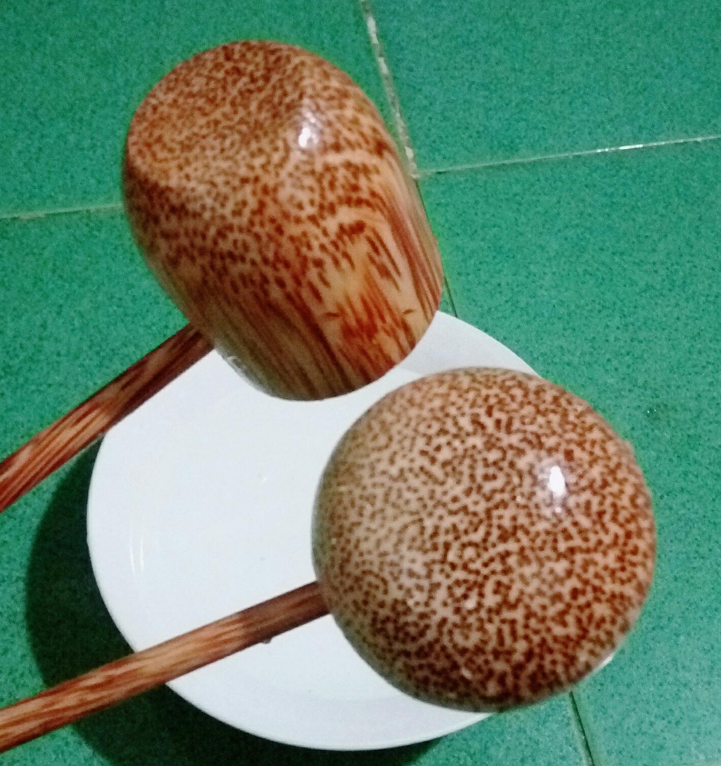 Combo 2 Gáo Dừa Mỹ Nghệ Múc Dượu Lịch Sự (tròn+vuông) - Giá SIêu Rẻ