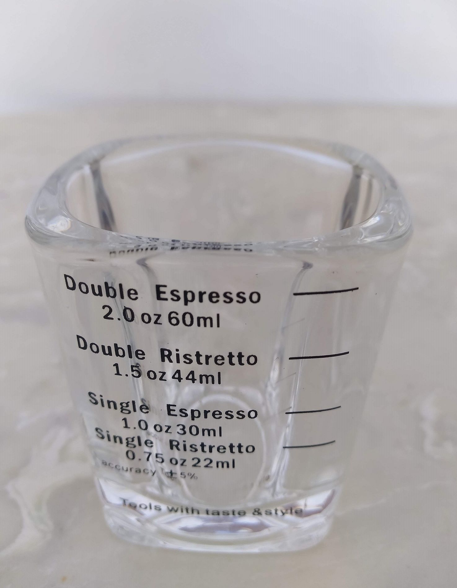 Cốc Đong Bằng Thủy Tinh Chịu Nhiệt Có Vạch Đo Lường Tiện Dụng Cho Pha Chế Cà Phê Espresso - 4