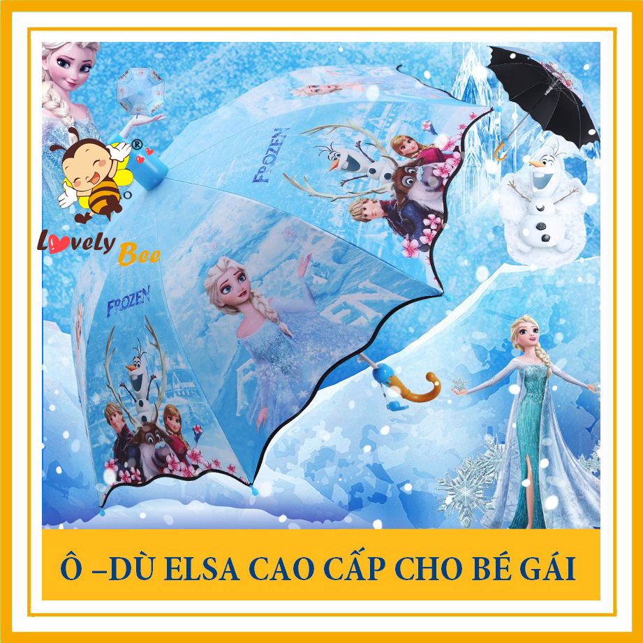 Ô - Dù Elsa Cho Bé Gái (Ô Cao Cấp Cho Bé)